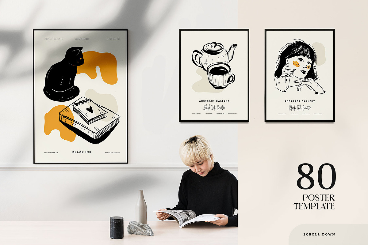 Black Ink | Creator Kit, a Background Graphic by KetteCreate (Photo 6 of 22)