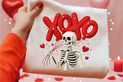 Valentines Skeleton Png, Xoxo Png, an Illustration by Dream Creation (Thumbnail 4 of 4)