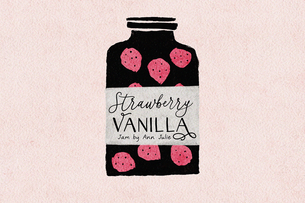 Blackberry Macarons // Font Trio, a Script Font by PeachCreme (Photo 8 of 9)
