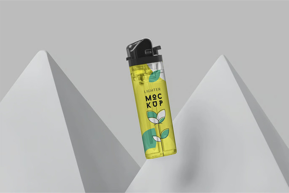 Disposable Lighter Mockups, a Product Mockup by megostudi0 (Photo 2 of 7)