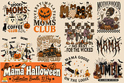 Retro Vintage Halloween Mama Bundle, an Object Graphic by Daisy Design (Thumbnail 1 of 21)