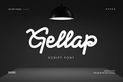 Gellap Scrip Font, a Script Font by gitasetstudio (Thumbnail 1 of 6)