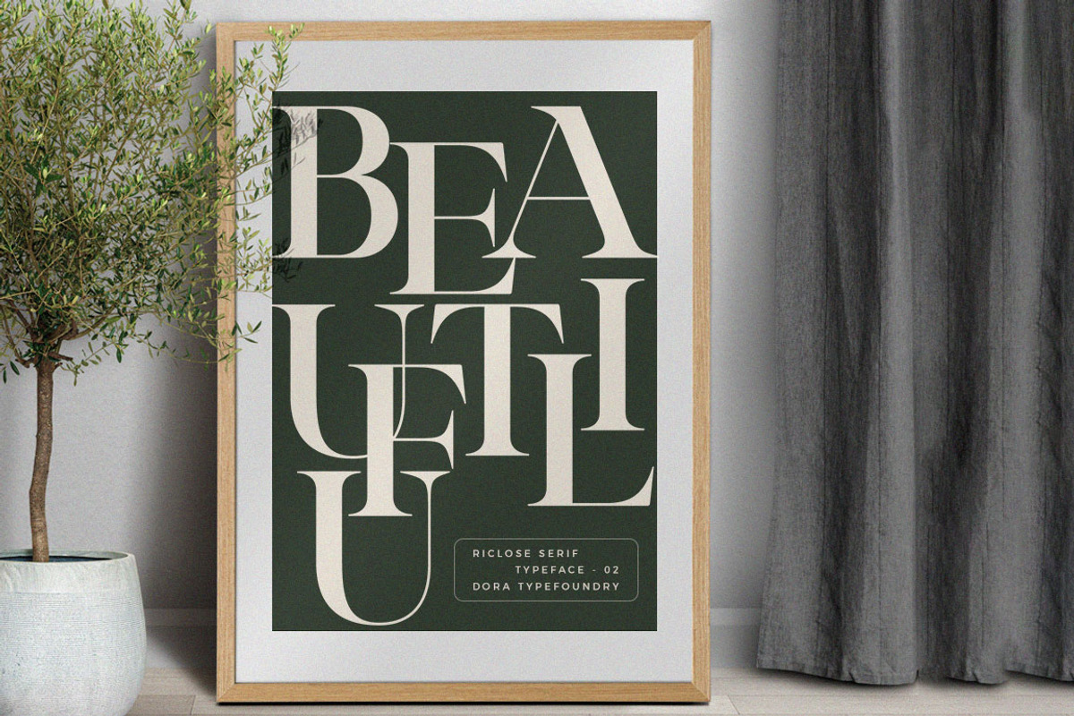Riclose Font Duo, a Serif Font by Dora Typefoundry (Photo 8 of 29)