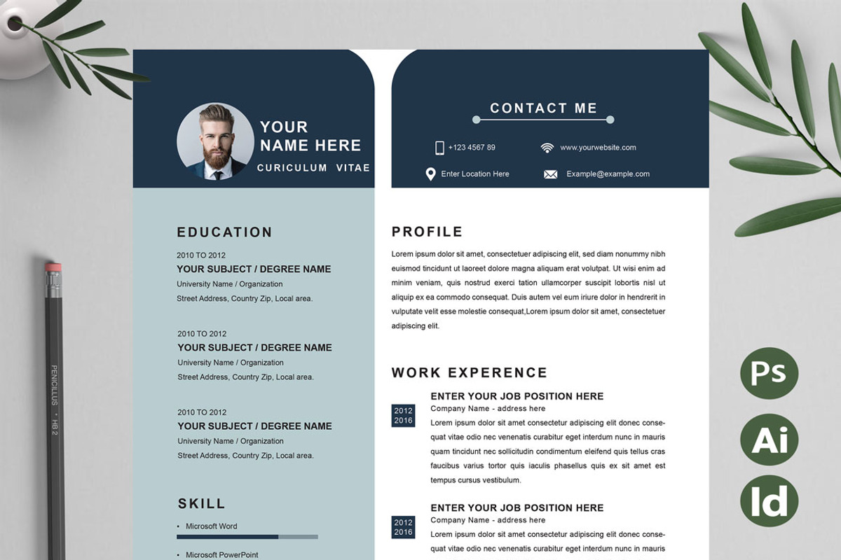 Attractive Resume, a Resume Template by Attractive Resume (Photo 1 of 3)