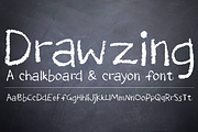 Drawzing, a Sans Serif Font by Fonthead Design (Thumbnail 1 of 2)