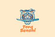 Tora Senshi Logo Template, a Branding & Logo Template by Kreasi Malam (Thumbnail 2 of 4)