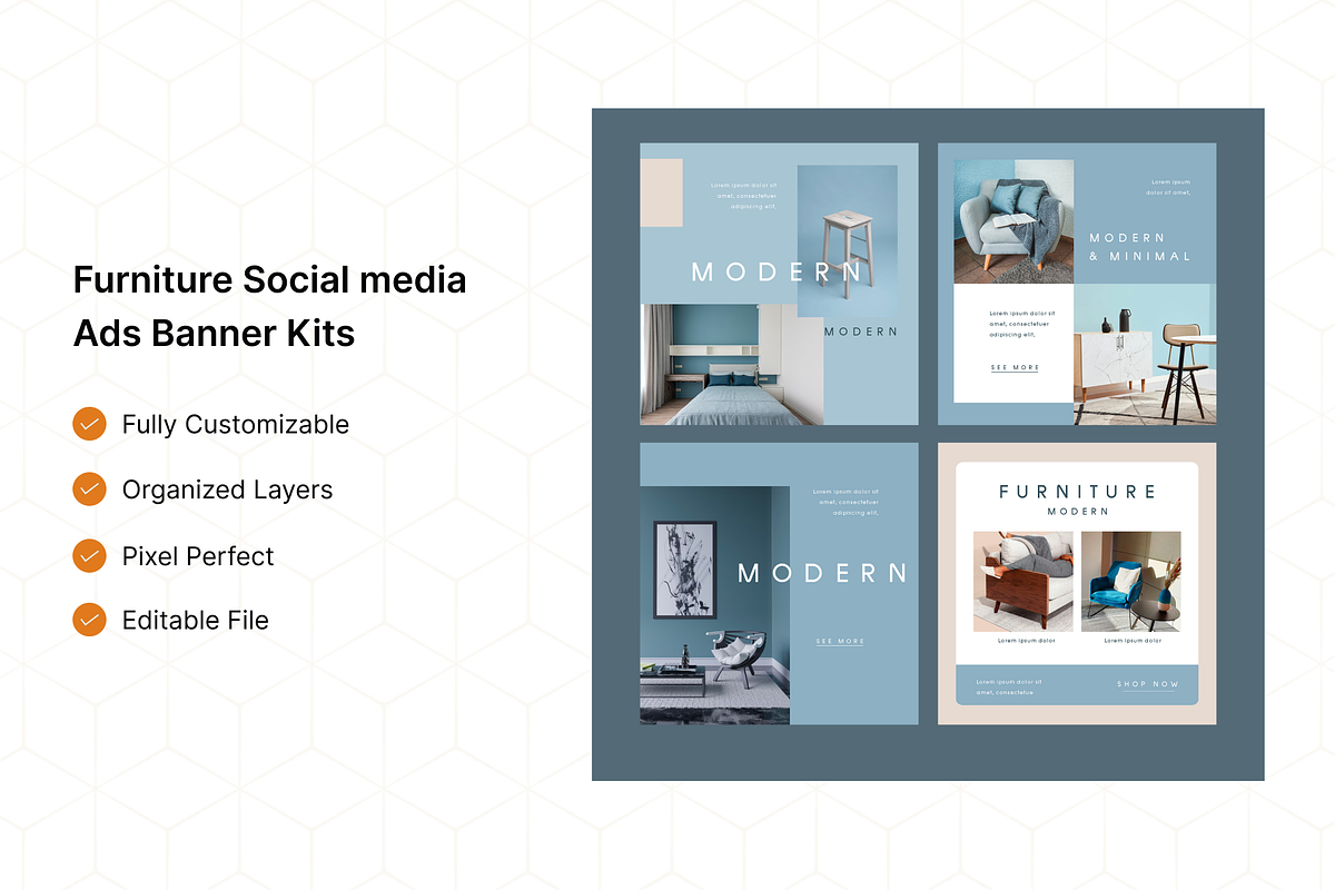 Social Media Ads Banner Kits, a Social Media Template by IconexUI (Photo 4 of 6)