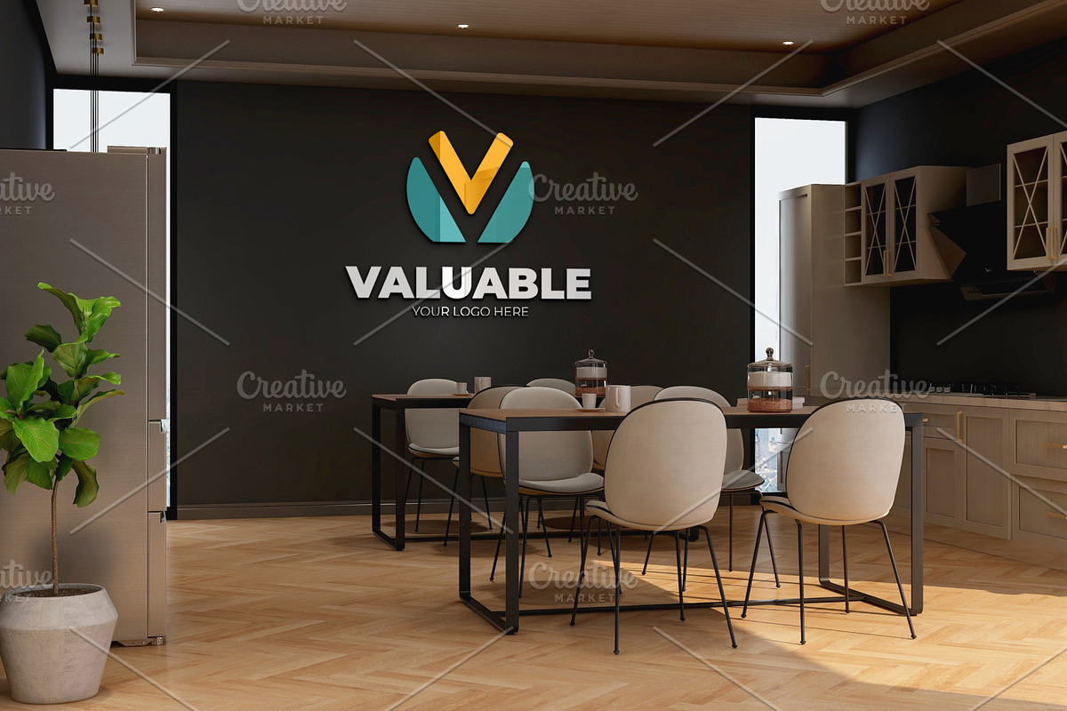 PSD Logo Mockup in Modern Office, a Product Mockup by Ayy (Photo 15 of 24)