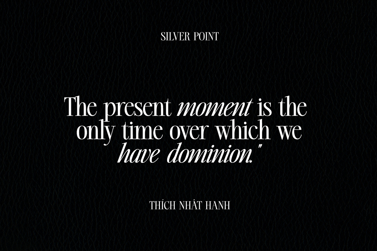 Silver Point–Elegant Editorial Serif, a Serif Font by Issam Type (Photo 3 of 21)