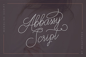 Abbassy Script // Monoline Font