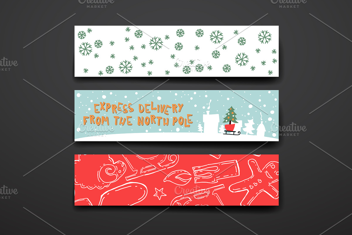 Merry Christmas Card Template, a Card Template by Palau (Photo 2 of 5)
