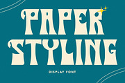 PaperStyling - Display Font, a Symbol Font by AQR Studio (Thumbnail 1 of 9)