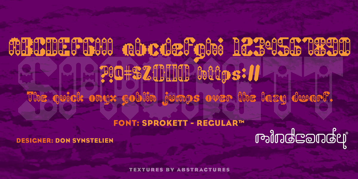 Sprokett™, a Font by MINDCANDY (Photo 1 of 4)