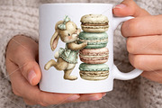 Whimsical Summer Bunny Clipart PNG, an Illustration by Canvas Craft (Thumbnail 6 of 7)