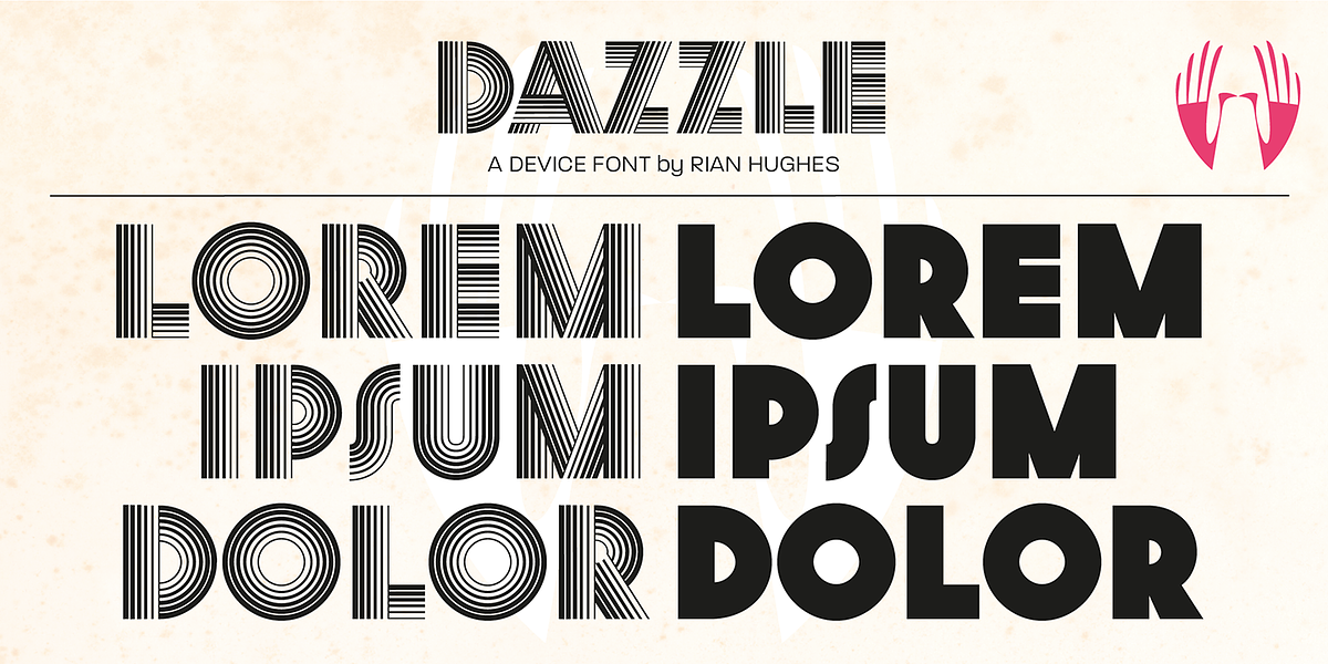 Dazzle, a Sans Serif Font by Device (Photo 3 of 6)