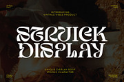 Struick Display Serif, a Serif Font by Violet Natural (Thumbnail 1 of 10)