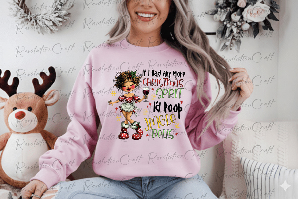 Funny Christmas Spirit Png,Christmas, an Illustration by OK Design (Photo 4 of 4)