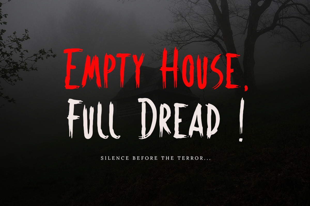 Dreadnight - Scary Font, a Handwritten Font by Bluestype Studio (Photo 3 of 9)