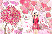 Valentines Day, anniversary png 003, an Illustration by Drawberx (Thumbnail 1 of 6)