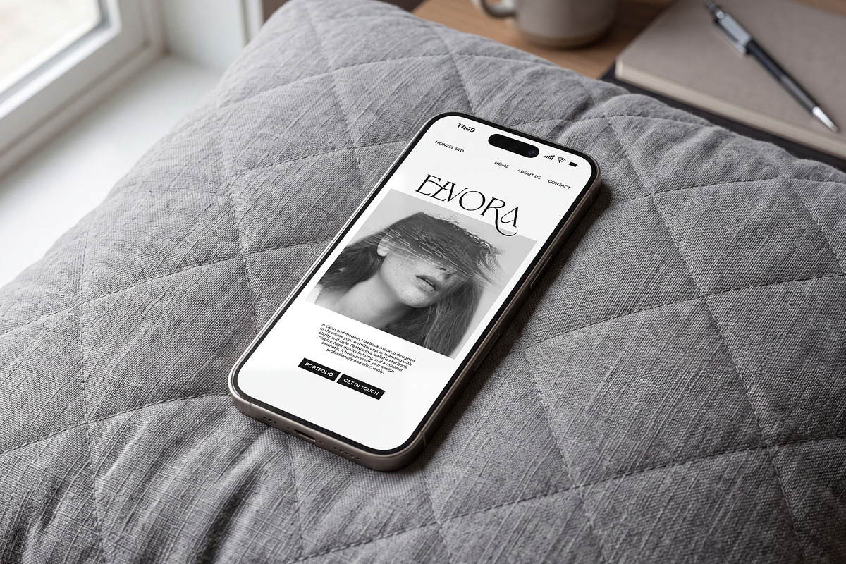 Elvora - iPhone Device Mockup Bundle, an iPhone Mockup by Heinzel Std Mockup (Photo 11 of 14)