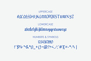 EDGAR, Handmade Gothic Typeface, a Blackletter Font by Dene Studios (Thumbnail 2 of 4)