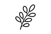 Botanical Leaf Silhouette Bundle, an Illustration by Creativeshirt (Thumbnail 3 of 51)