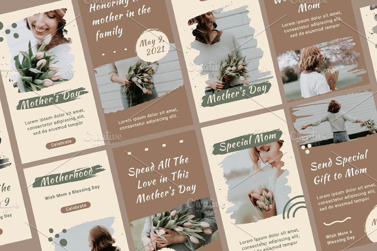 Mother's day-Instagram-stories, a Social Media Template by fashionaddict (Photo 4 of 4)
