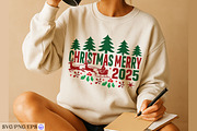 Merry Christmas 2025 SVG Holiday PNG, a Graphic by mh_arif (Thumbnail 3 of 4)