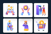 Cryptocurrency Illustrations Art Set, a Finance Illustration by Creative Stall (Thumbnail 9 of 9)