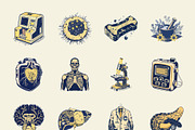 Vintage Medical illustrations, a Healthcare Illustration by Creative Stall (Thumbnail 8 of 9)