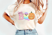 Boo Halloween Png, Iridescent Ghost, an Illustration by Watercolor design (Thumbnail 2 of 3)