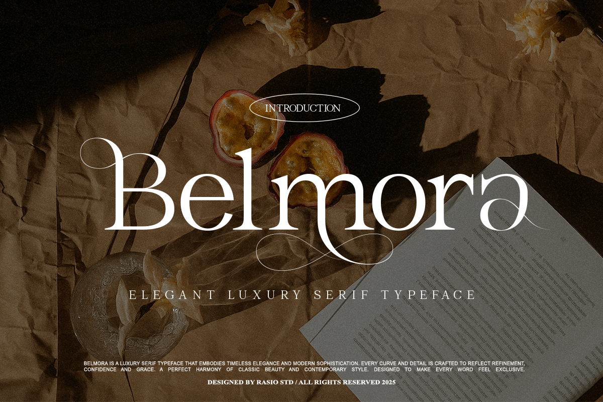 Belmora Elegant Luxury Serif Font, a Serif Font by Rasio Studio (Photo 10 of 10)