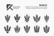 Wheat Icon Vector, an Icon by Akatype Studio (Thumbnail 1 of 3)