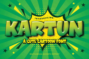 Kartun - A Cute Cartoon Font