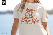 Cyclist Vector T-shirt Design, a Graphic by shaondesigns (Thumbnail 3 of 5)