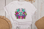 Preppy Crab Summer PNG, a Work Illustration by CraftArtStudio (Thumbnail 3 of 4)