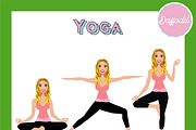 Yoga Teacher Portrait Creator, a Person Illustration by Lauren Lesley Studio (Thumbnail 9 of 43)