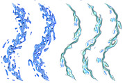 30 Liquid Splash Illustrator  Brushe, a Brush Add-On by Kseniya-Omega (Thumbnail 3 of 8)