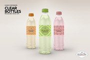 Clear Bottles Packaging Mockup, a Product Mockup by INCDesign (Thumbnail 5 of 7)