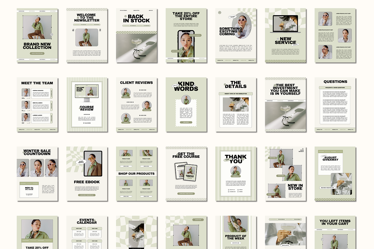 Email Marketing Newsletter Template, an Email Template by Branding Babe Co. (Photo 4 of 10)