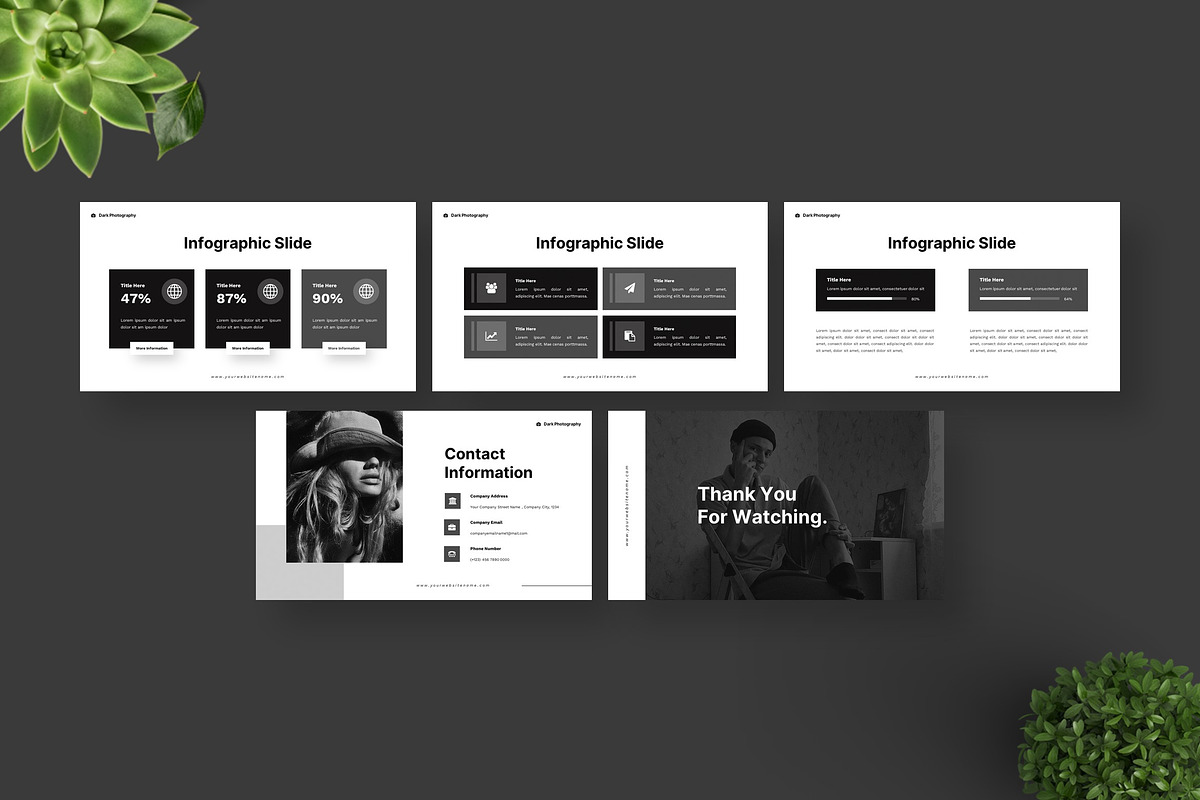 Dark - Google Slide Templates, a Presentation Template by Deepslide Studio