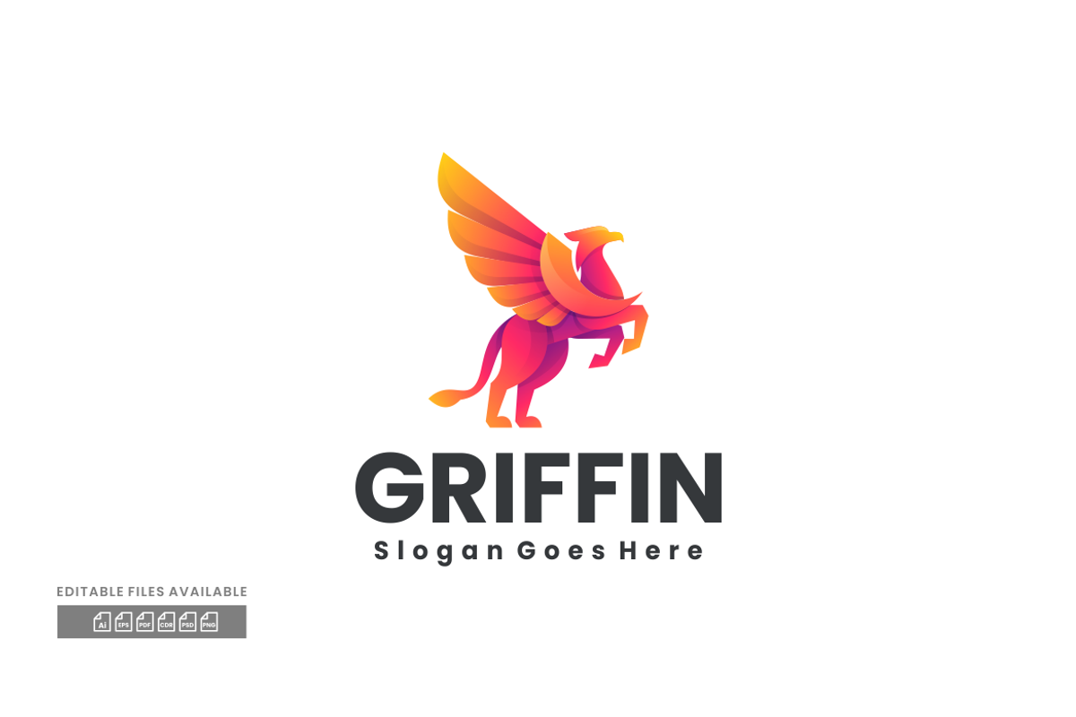 Griffin Gradient Colorful Logo, a Branding & Logo Template by ivan_artnivora