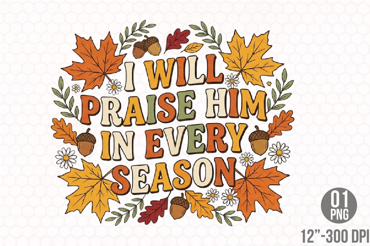 Preppy Autumn Thanksgiving PNG, a Seasonal Illustration by Designking (Photo 1 of 4)