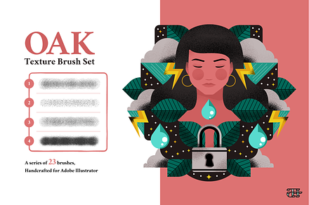 Holt510 OAK Illustrator Brushes