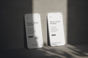 IPhone 12 Pro Clay Stylish Mockup