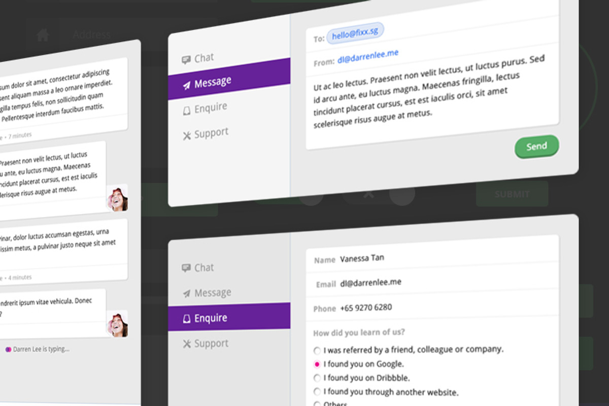 Atom UI, an UI Kit Template by Fixx (Photo 5 of 5)