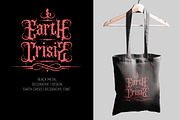 Earth Crisis | Blackmetal Font, a Blackletter Font by LetterStock (Thumbnail 4 of 11)
