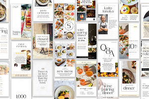 Restaurant Social Media Templates