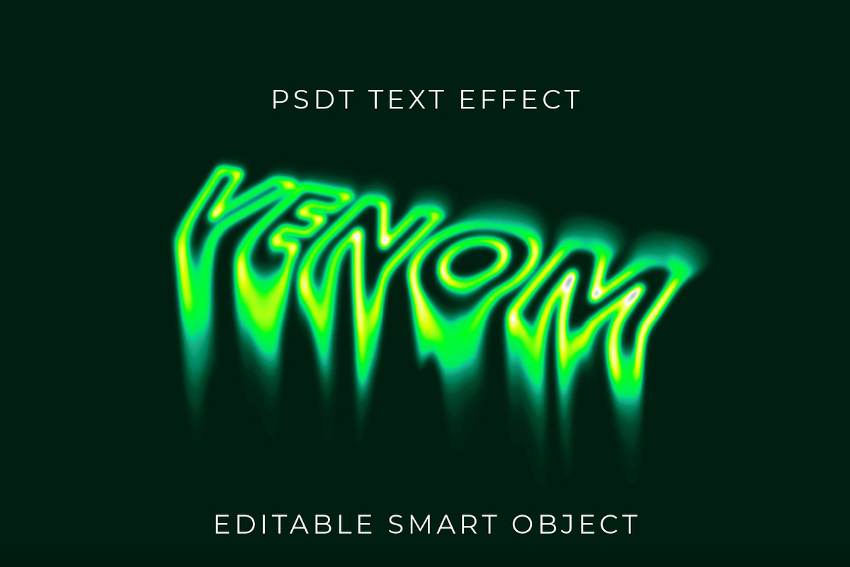 Toxic Slime Text Effect