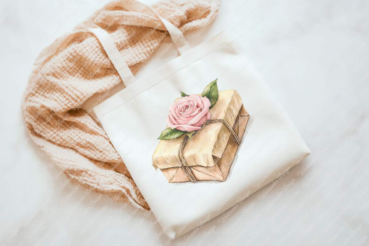Rustic Mothers Day Clipart, an Illustration by Watercolor design (Photo 6 of 12)